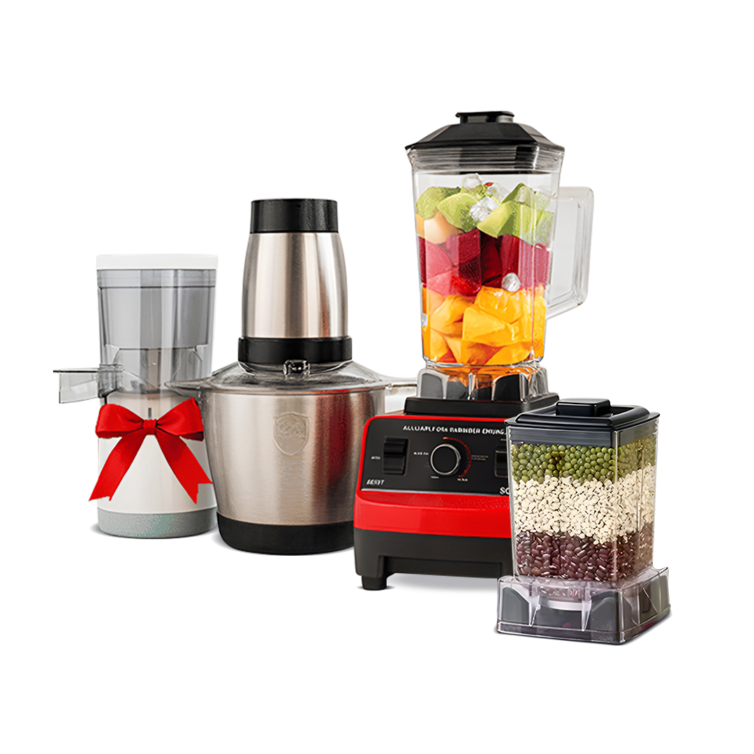 بكج خلاط ومطحنة وفرامة + عصارة مجاناً